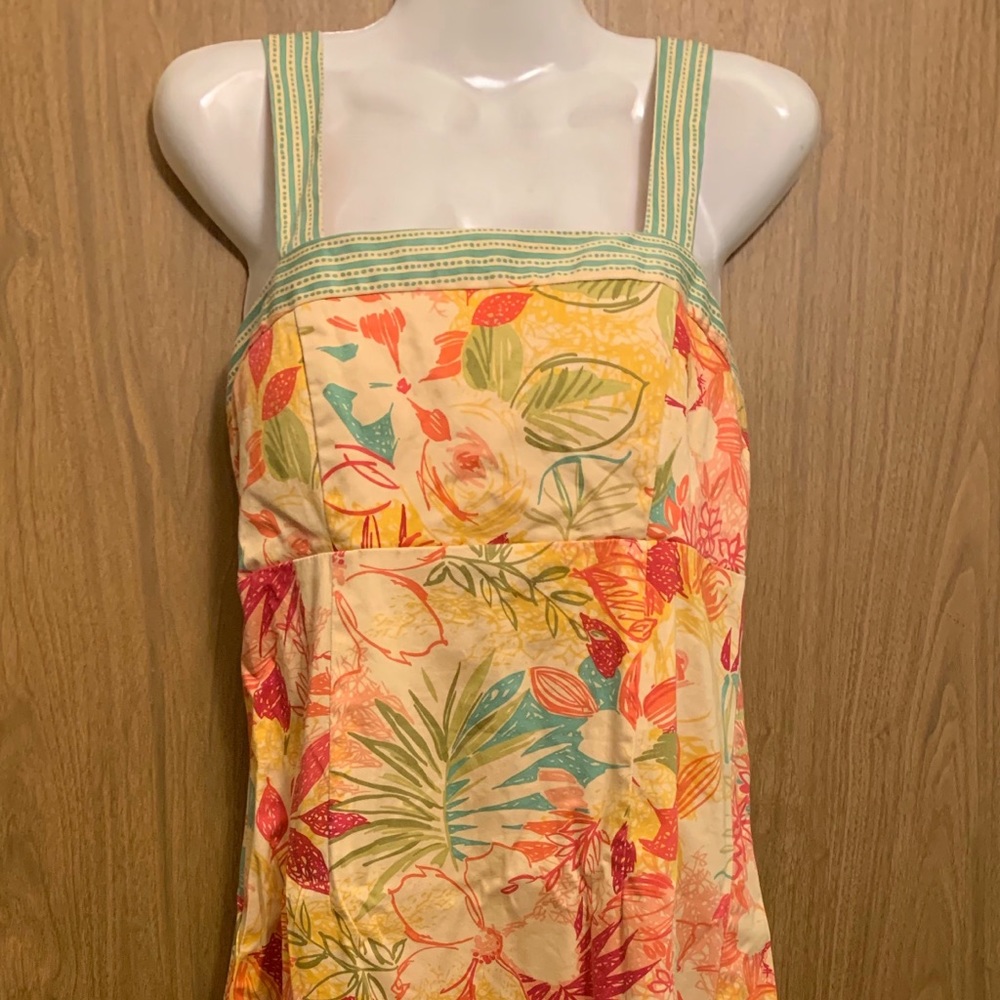 R&K Originals Yellow Floral Sundress